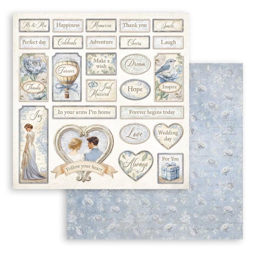 Stamperia - Designpapier "Timeless" Paper Pack 12x12 Inch - 10 Bogen