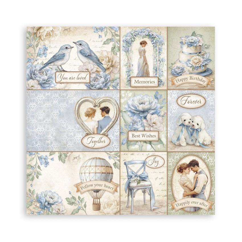 Stamperia - Designpapier "Timeless" Maxi Paper Pack 12x12 Inch - 22 Bogen