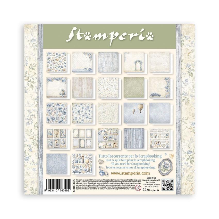 Stamperia - Designpapier "Timeless" Maxi Paper Pack 12x12 Inch - 22 Bogen