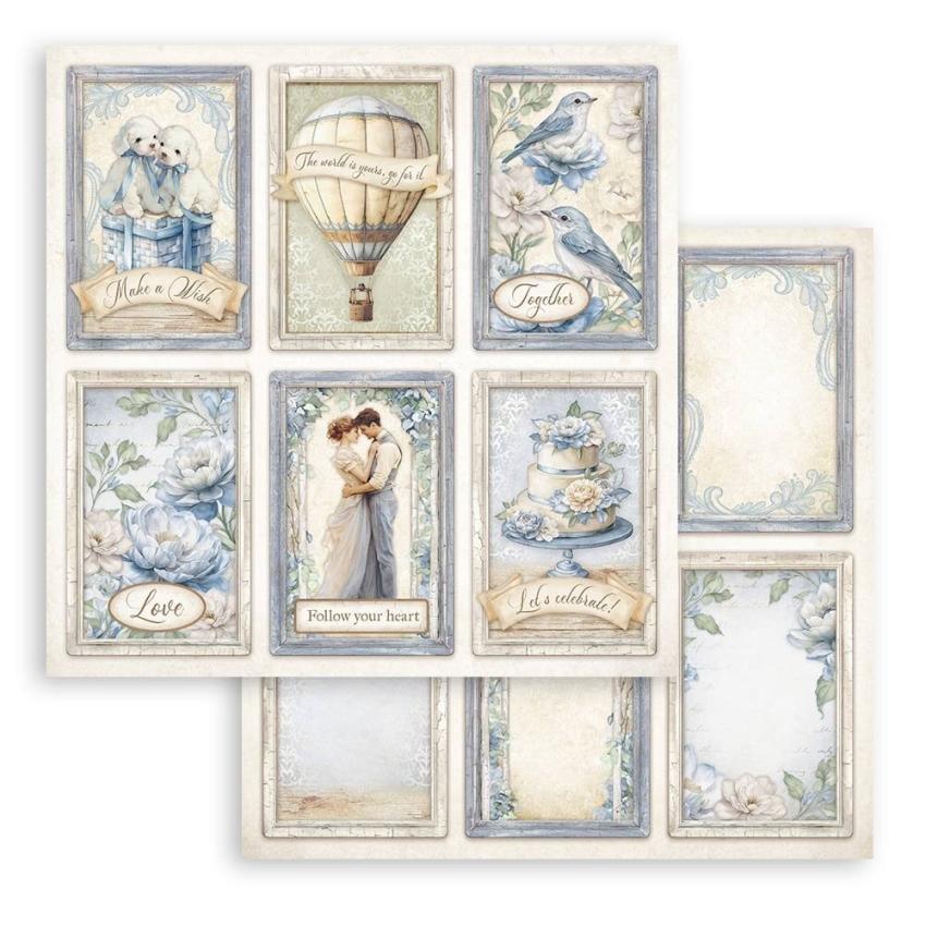 Stamperia - Designpapier "6 Cards" Paper Sheets 12x12 Inch - 10 Bogen