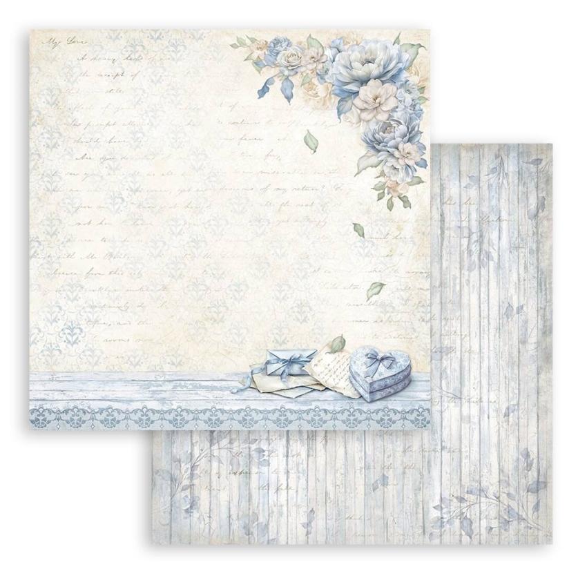 Stamperia - Designpapier "Heart Box" Paper Sheets 12x12 Inch - 10 Bogen