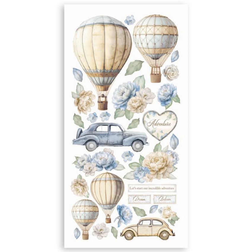 Stamperia - Stanzteile "Timeless" Paper Cut-outs 6x12 Inch - 4 Bogen