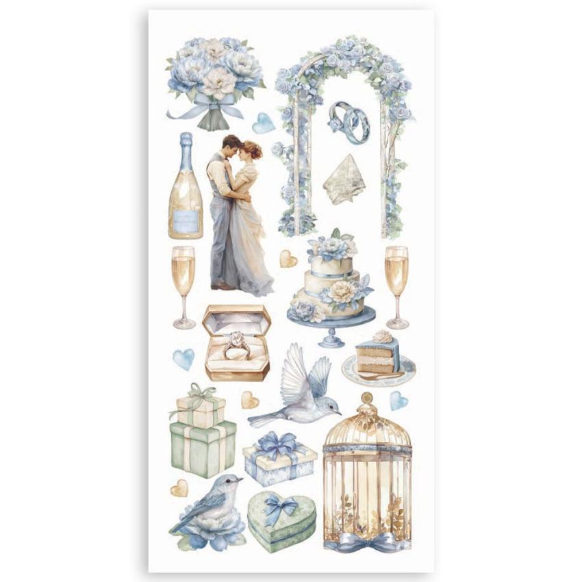 Stamperia - Stanzteile "Timeless" Paper Cut-outs 6x12 Inch - 4 Bogen