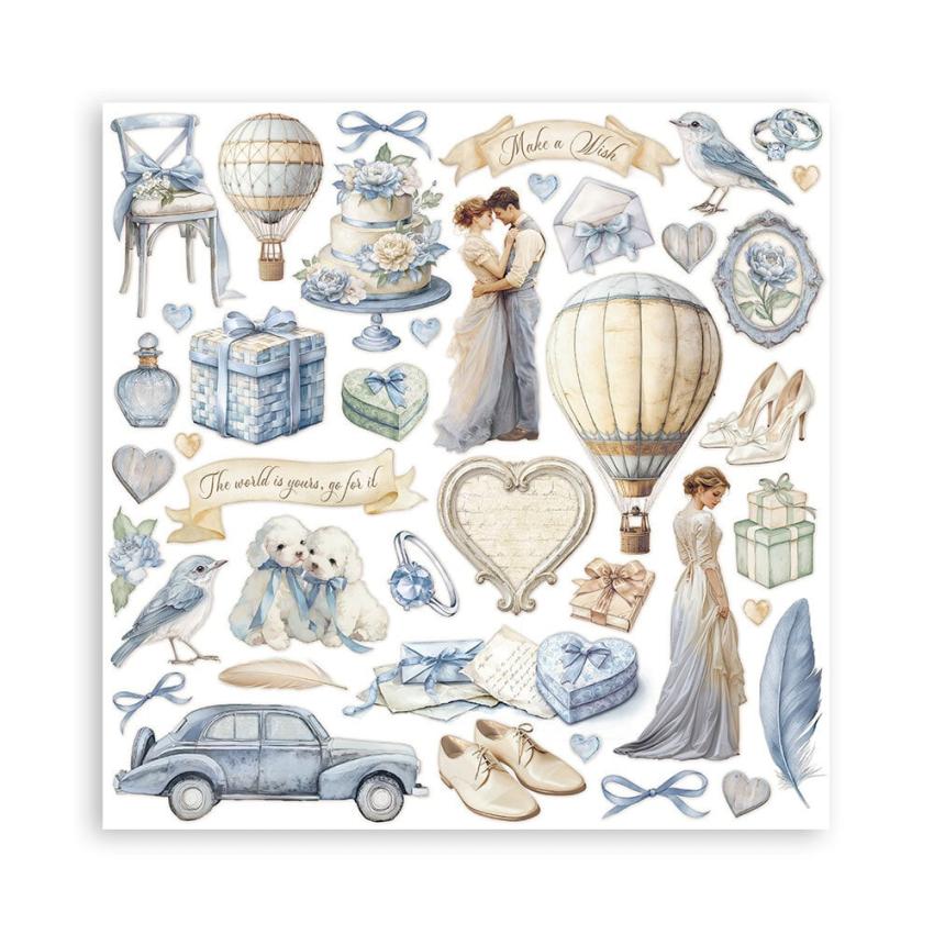 Stamperia - Designpapier "Timeless" Paper Pack 8x8 Inch - 10 Bogen