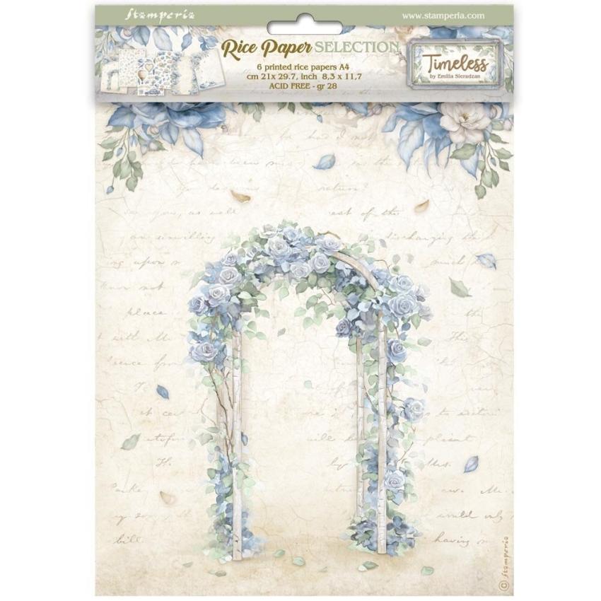 Stamperia - Decopatch Papier "Selection" Decoupage A4 - 6 Bogen  
