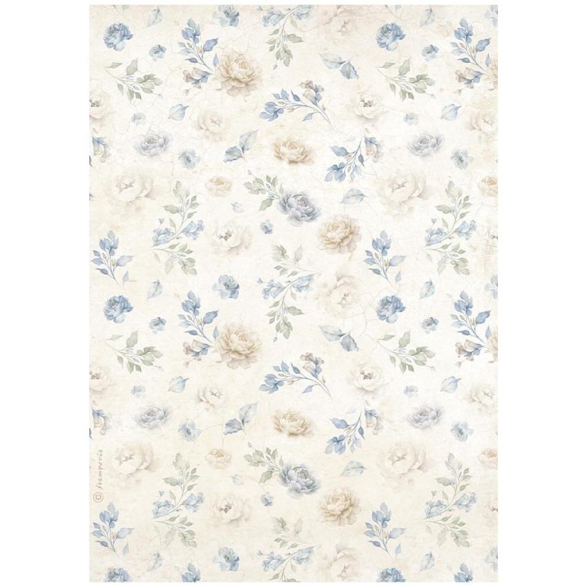 Stamperia - Decopatch Papier "Small Flowers Pattern" Decoupage A4 - 6 Bogen  