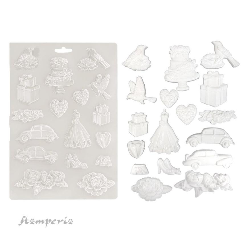 Stamperia - Gießform A4 "Timeless" Soft Mould