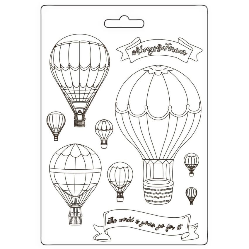 Stamperia - Gießform A5 "Balloons" Soft Mould 