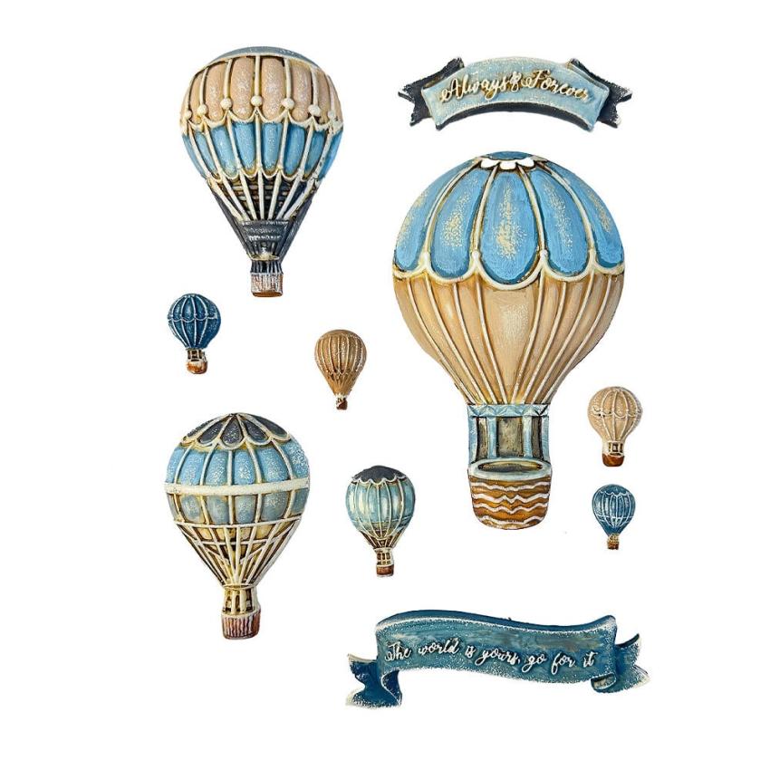 Stamperia - Gießform A5 "Balloons" Soft Mould 