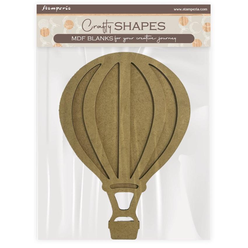 Stamperia - Holzteile "Air Balloon" MDF Crafty Shapes Blanks