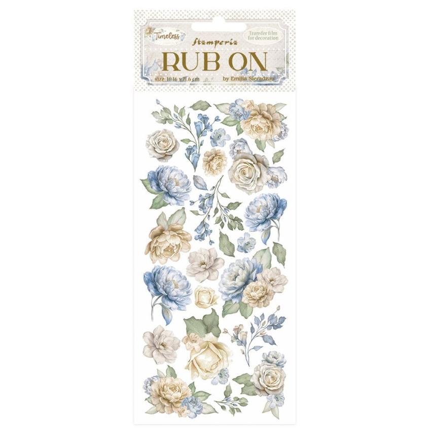 Stamperia - Transfer Aufkleber "Flowers" Rub-On