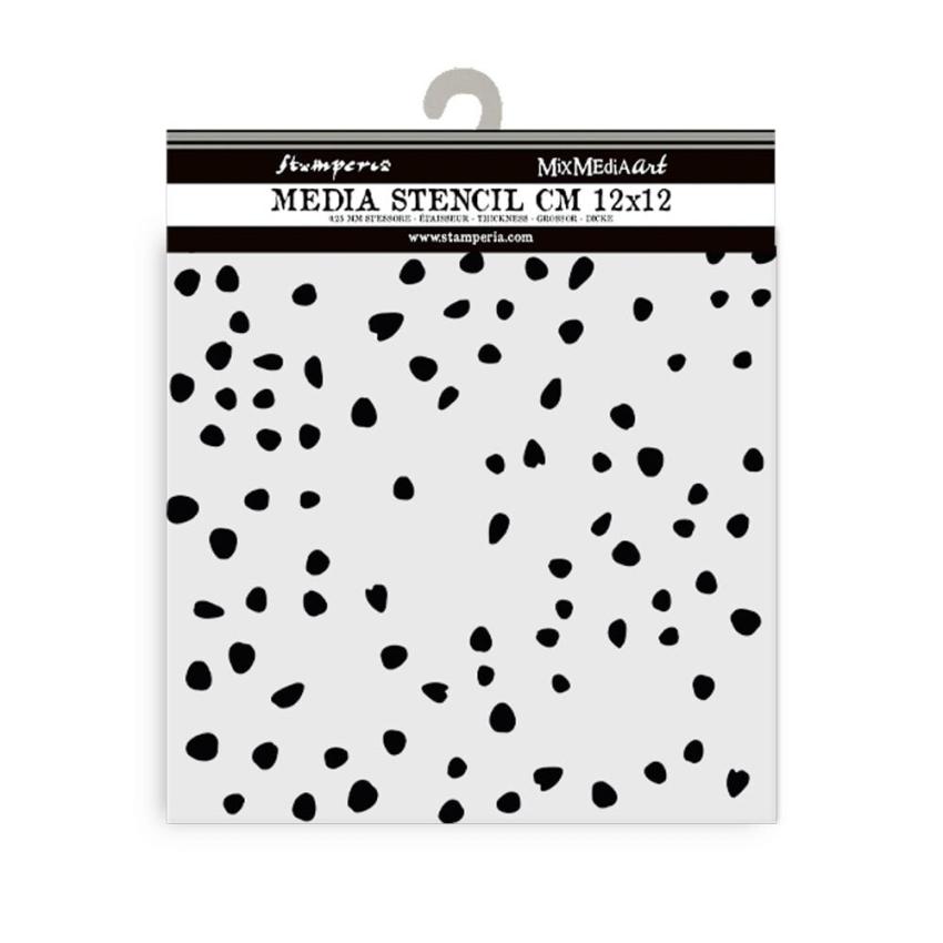 Stamperia - Schablone 12x12cm "Petals Texture" Stencil