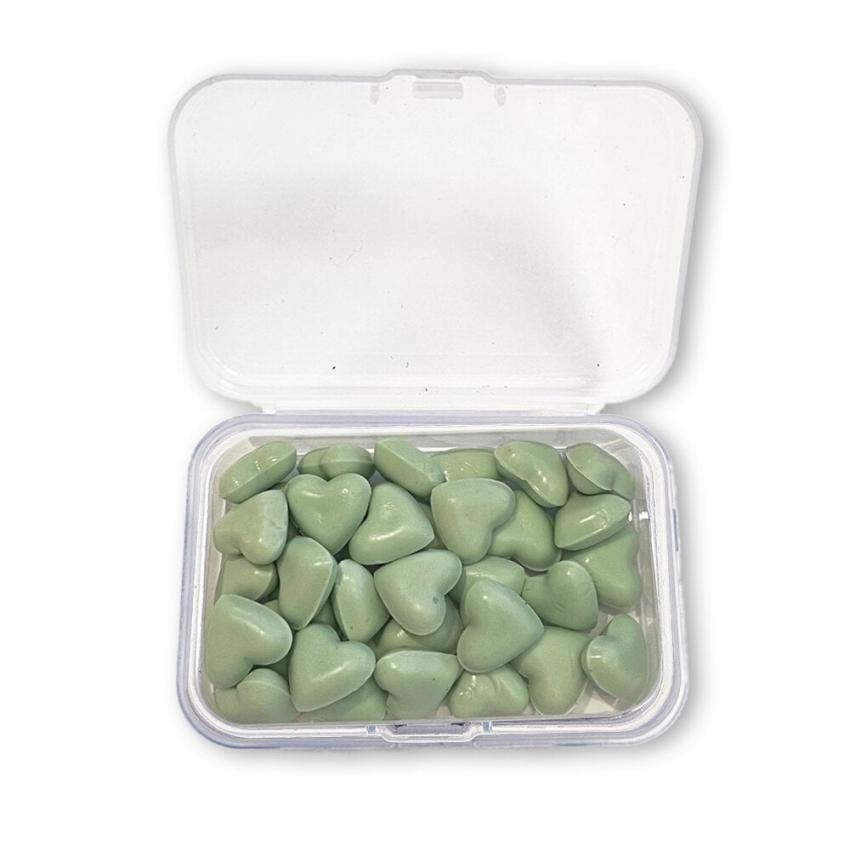 Stamperia - Wachsperlen "Heart Shape Pastel Mint" Wax and Seals Beads 20g