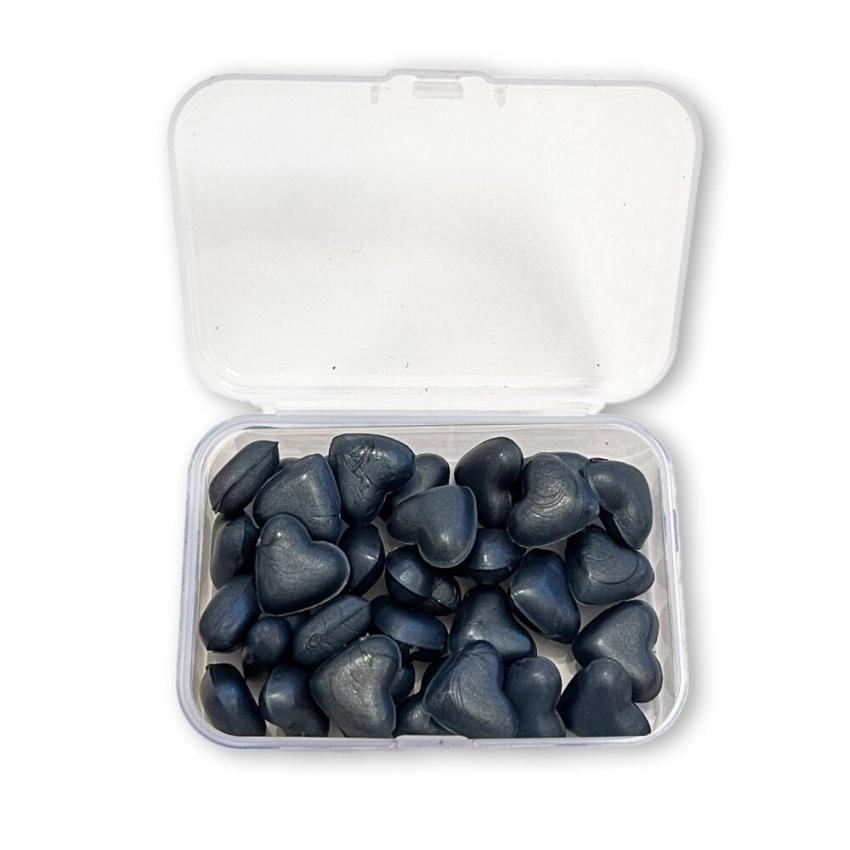 Stamperia - Wachsperlen "Heart Shape Pearl Deep Blue" Wax and Seals Beads 20g