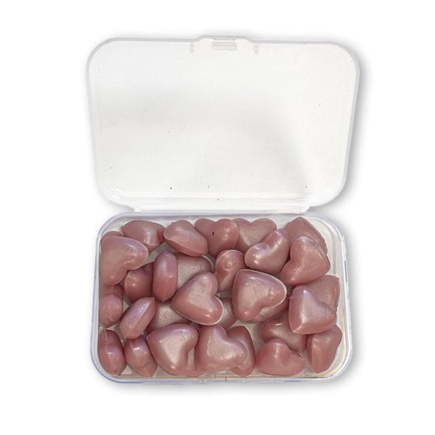 Stamperia - Wachsperlen "Heart Shape Pearl Pink" Wax and Seals Beads 20g
