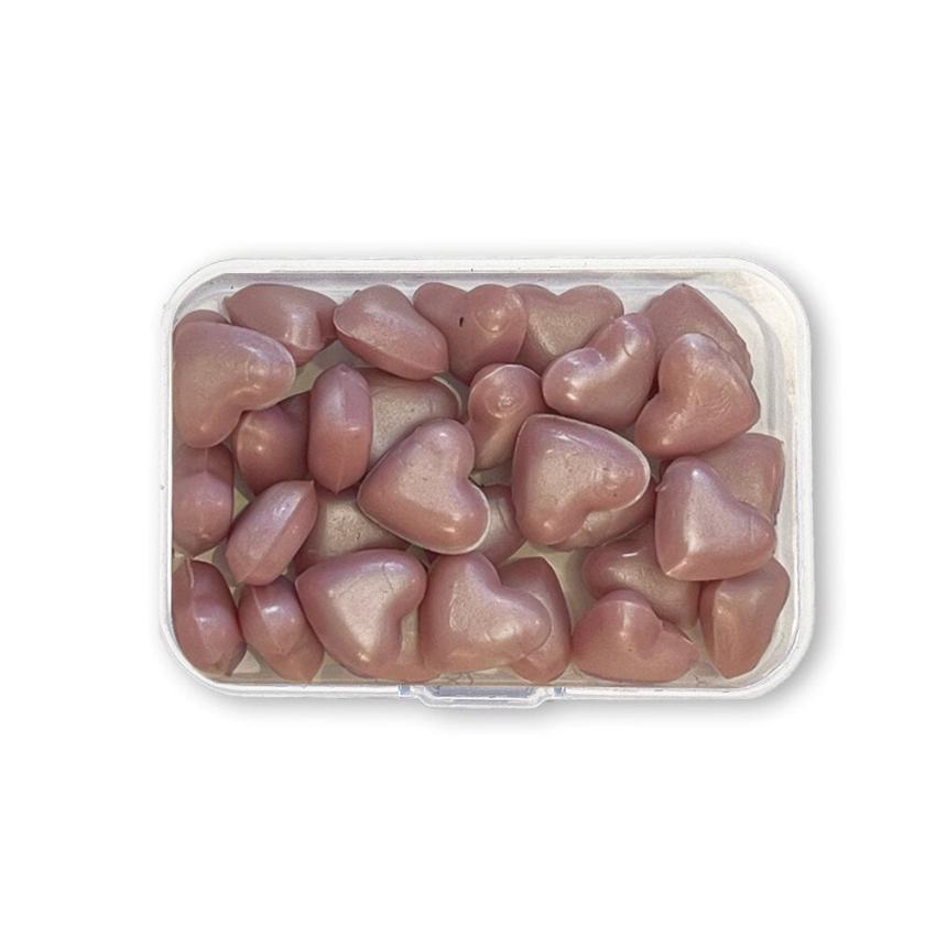 Stamperia - Wachsperlen "Heart Shape Pearl Pink" Wax and Seals Beads 20g
