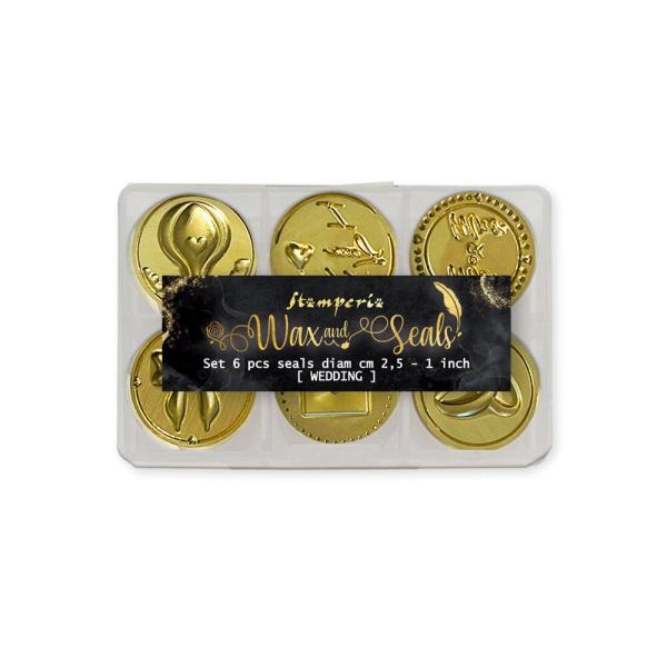 Stamperia - Wachssiegel Stempel "Wedding" Wax And Seals Handle With Seal