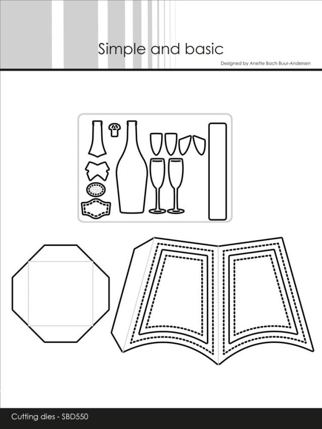 Simple and Basic - Stanzschablone "Bottle Cape" Dies