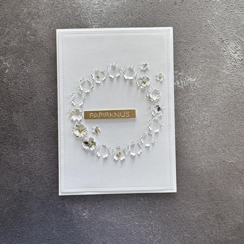 Simple and Basic - Stanzschablone 8,8x8,8cm "Flower Wreath" Dies
