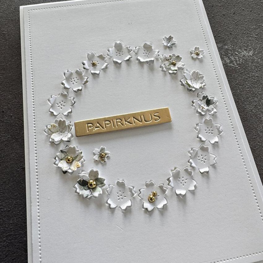 Simple and Basic - Stanzschablone 8,8x8,8cm "Flower Wreath" Dies