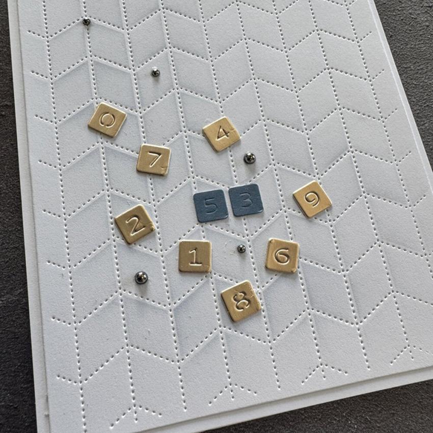 Simple and Basic - Stanzschablone "Alphabet Chips" Dies