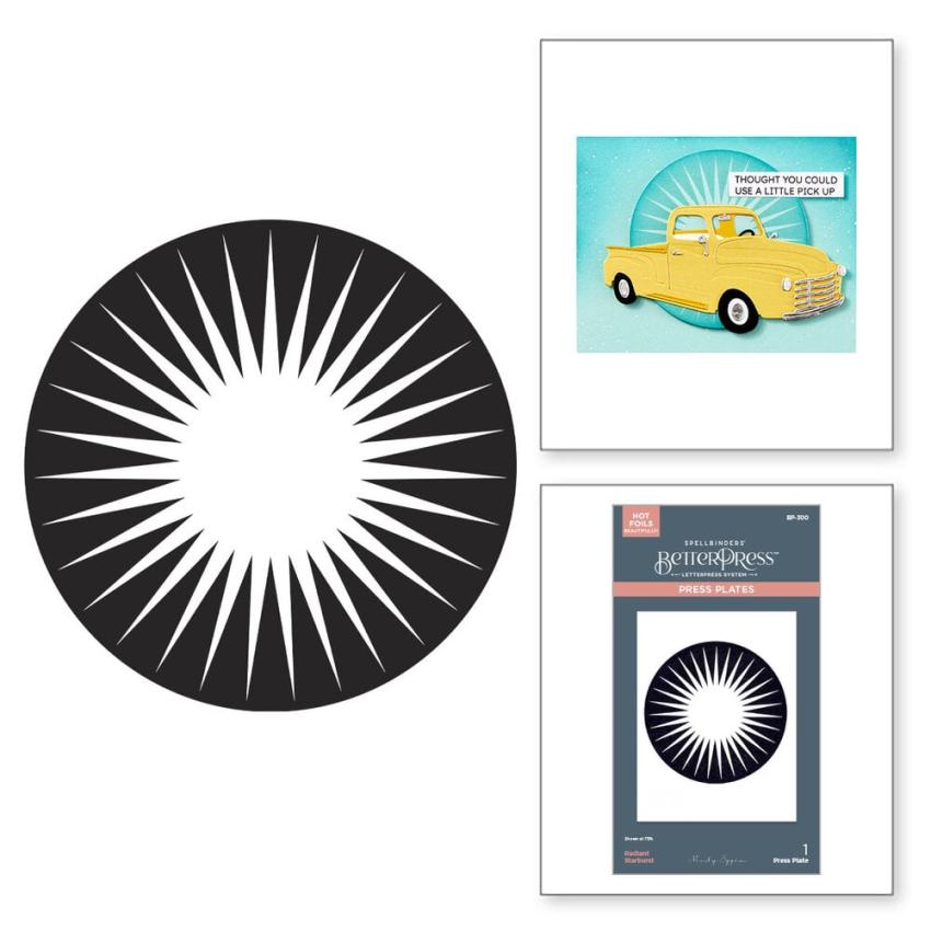 Spellbinders - Buchdrucktechnik "Classic Road Legends" BetterPress Plate