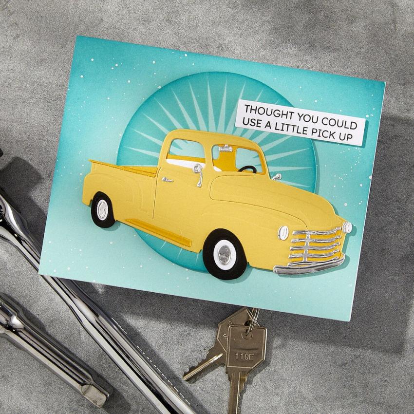 Spellbinders - Buchdrucktechnik "Classic Road Legends" BetterPress Plate