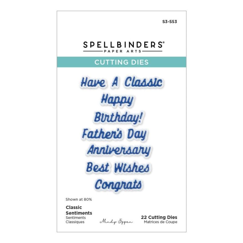 Spellbinders - Stanzschablone "Classic Sentiments" Dies