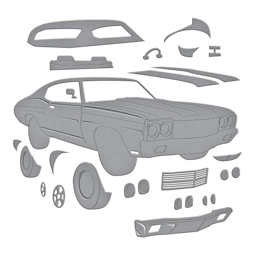 Spellbinders - Stanzschablone "Muscle Car" Dies