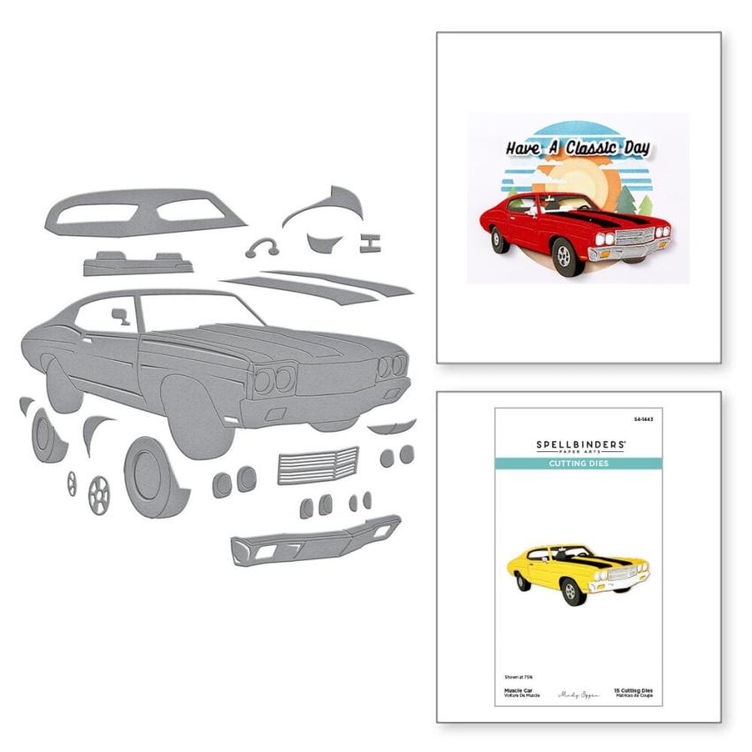 Spellbinders - Stanzschablone "Muscle Car" Dies