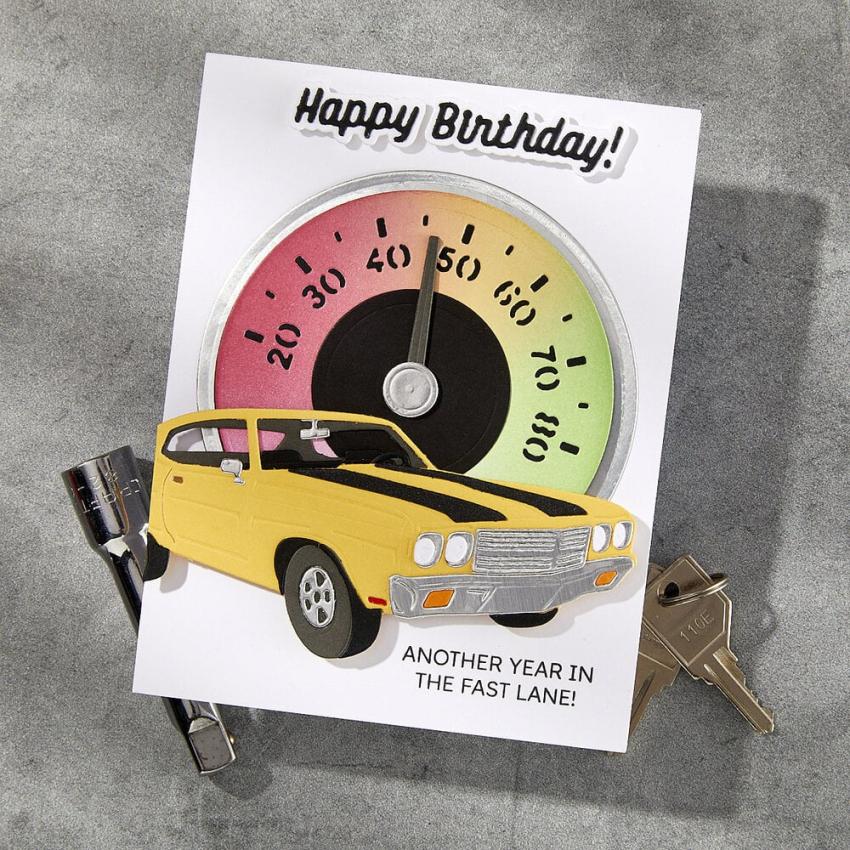 Spellbinders - Stanzschablone "Muscle Car" Dies
