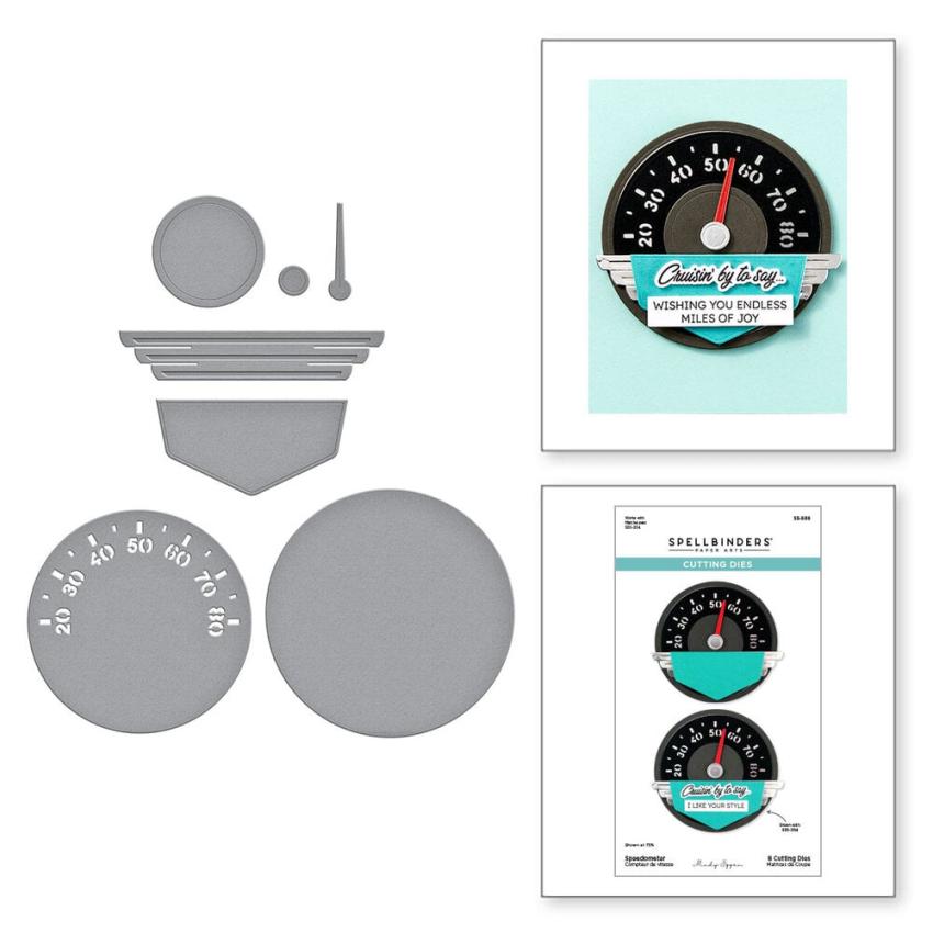 Spellbinders - Stanzschablone "Speedometer" Dies