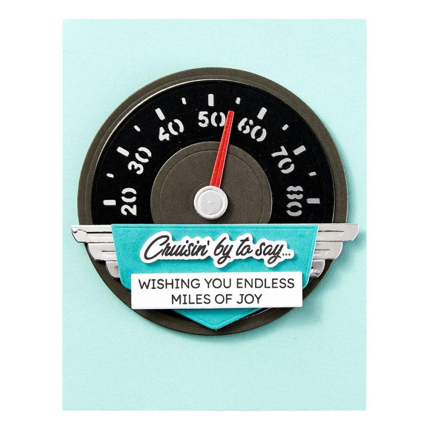 Spellbinders - Stanzschablone "Speedometer" Dies