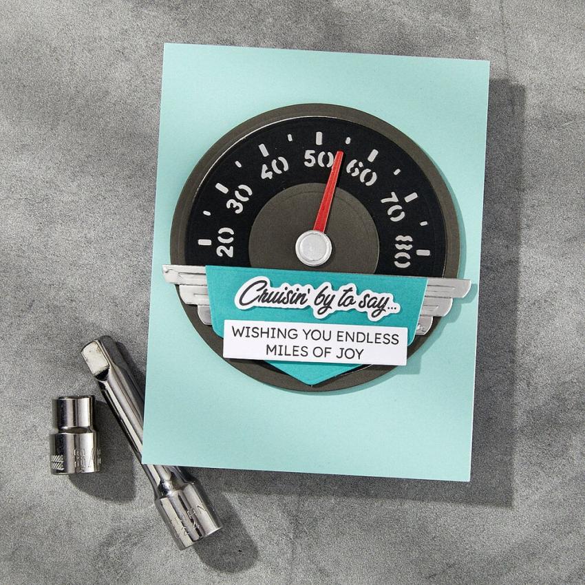 Spellbinders - Stanzschablone "Speedometer" Dies