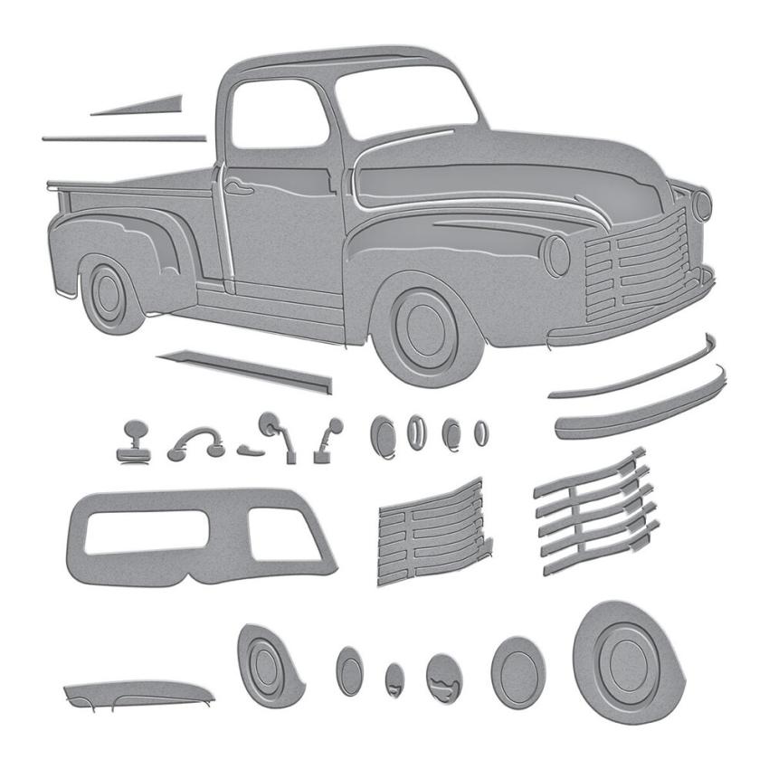 Spellbinders - Stanzschablone "Timeless Truck" Dies