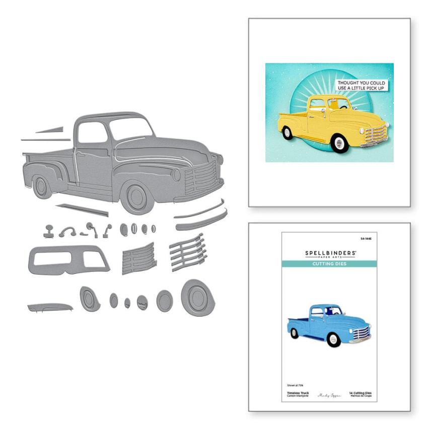 Spellbinders - Stanzschablone "Timeless Truck" Dies