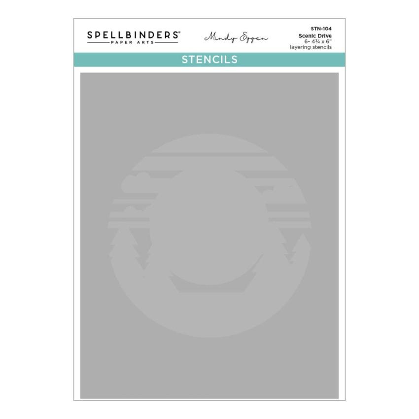 Spellbinders - Schablone "Scenic Drive" Stencil