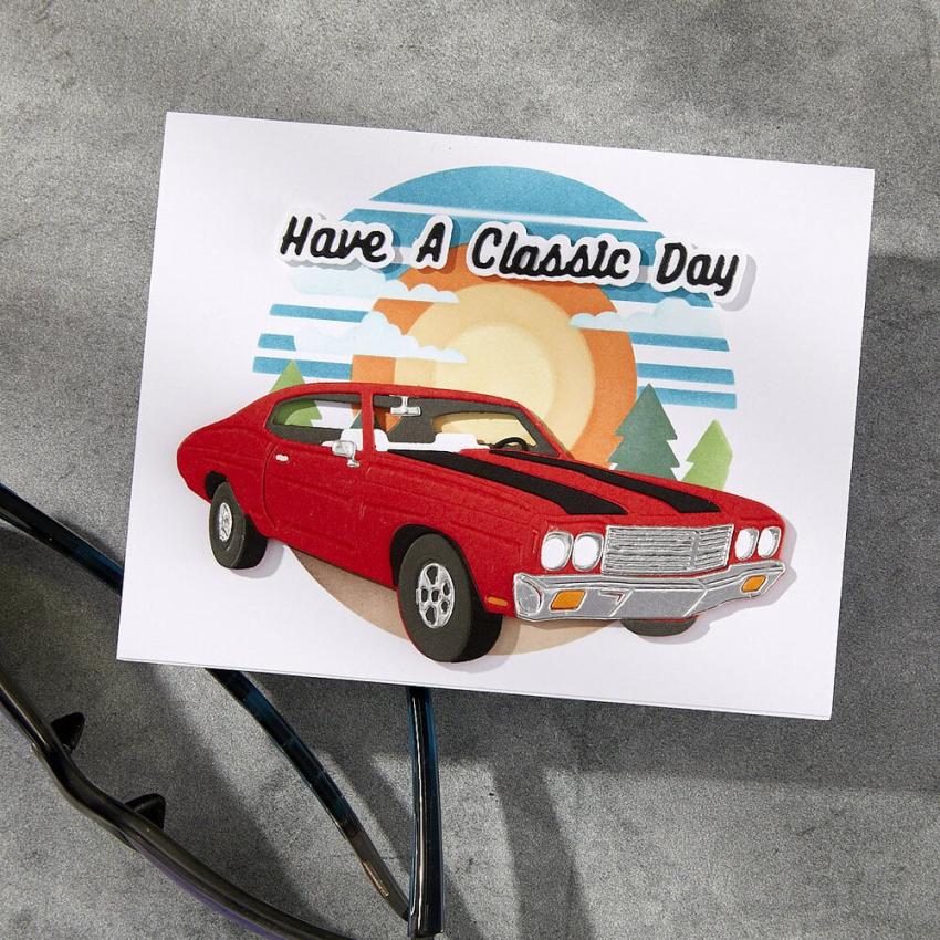 Spellbinders - Schablone "Scenic Drive" Stencil
