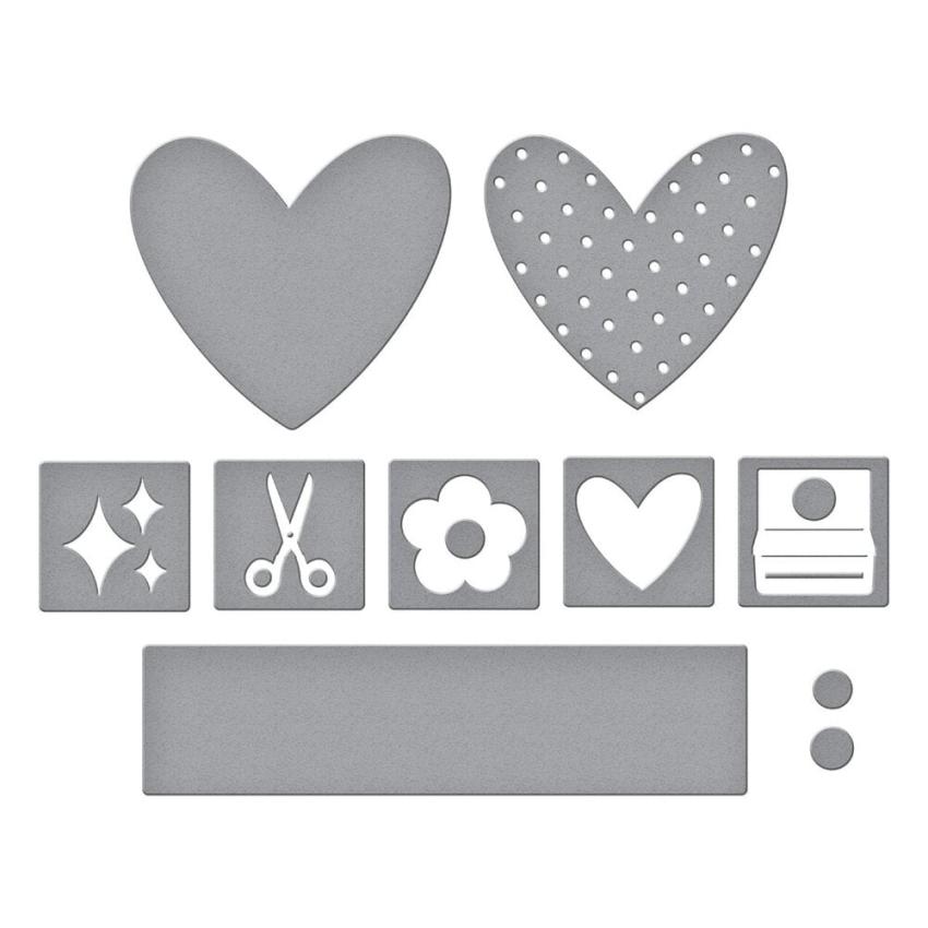 Spellbinders - Stanzschablone "Labels & Icons" Dies