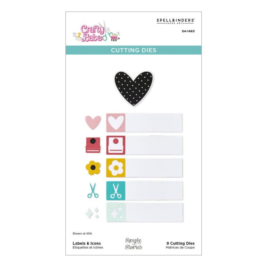 Spellbinders - Stanzschablone "Labels & Icons" Dies