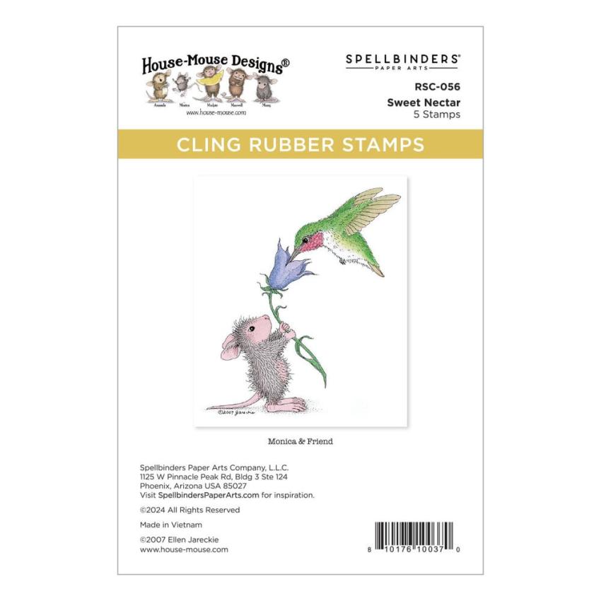 Spellbinders - Gummistempel Set "Sweet Nectar" Cling Stamp