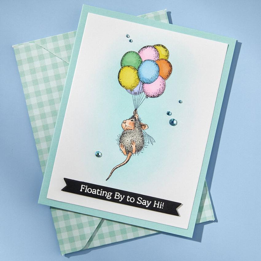 Spellbinders - Gummistempel Set "Up, Up and Away" Cling Stamp