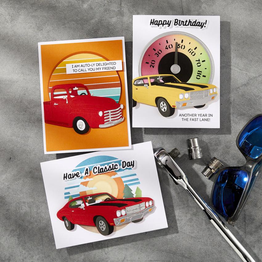 Spellbinders - Stanzschablone "Car & Truck Die Bundle" Dies