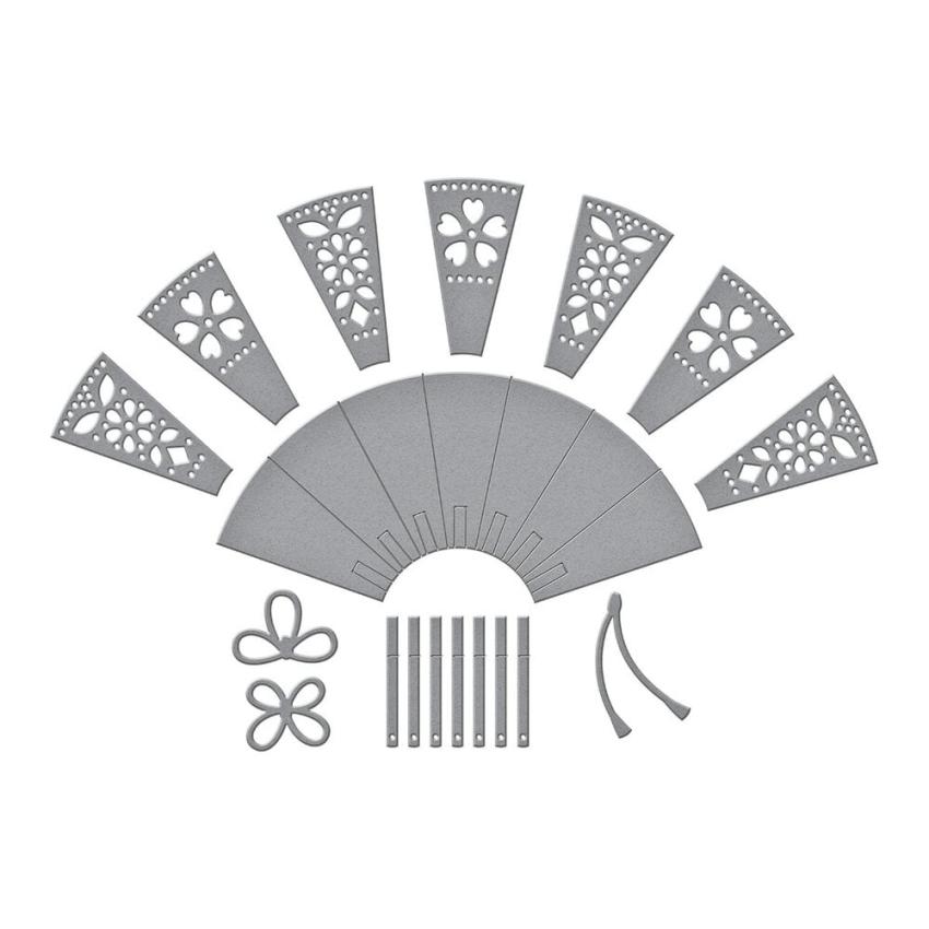 Spellbinders - Stanzschablone "Fan & Bow" Dies