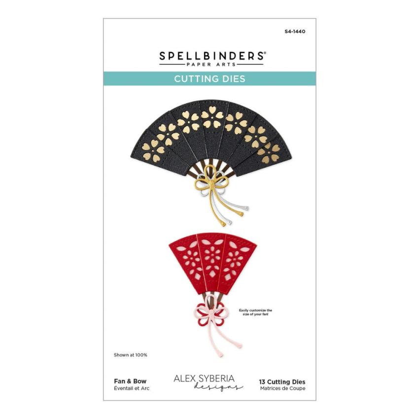 Spellbinders - Stanzschablone "Fan & Bow" Dies