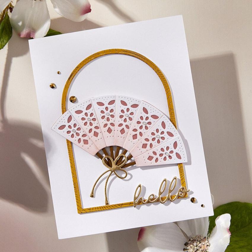 Spellbinders - Stanzschablone "Fan & Bow" Dies
