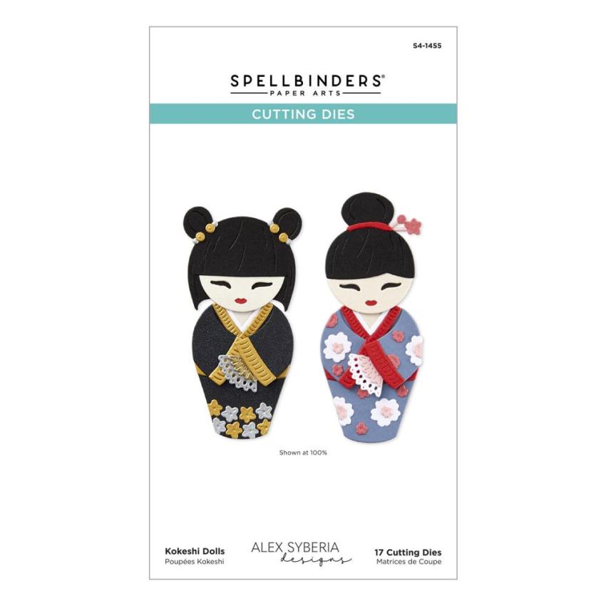Spellbinders - Stanzschablone "Kokeshi Dolls" Dies
