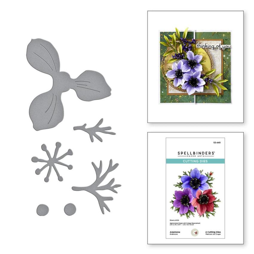 Spellbinders - Stanzschablone "Anemone" Dies
