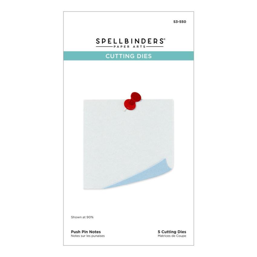 Spellbinders - Stanzschablone "Push Pin Notes" Dies