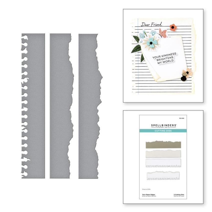 Spellbinders - Stanzschablone "Torn Paper Edges" Dies